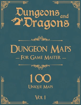 Dungeons and Dragons Dungeon Maps for Game Masters Vol 1: 100 Unique Maps and Ba - Image 1 of 4