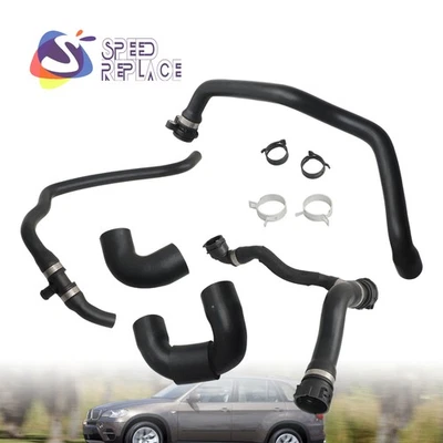 Kit de tubo de refrigerante de radiador de agua del motor apto para BMW X5 xDrive35i 2011-2013 Foto 1 de 4