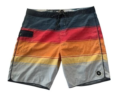 Pantalones cortos de tabla a rayas Ripcurl Rip Curl Surf Craft para hombre talla 42 #5150 Foto 1 de 4