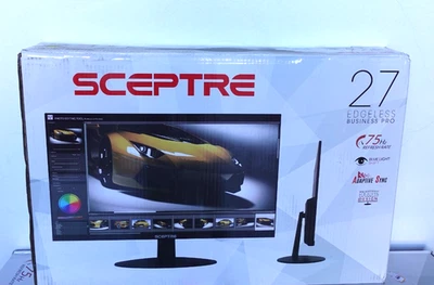 Sceptre E275WFPT 27 inch IPS LED Monitor, Black - Image 1 of 3