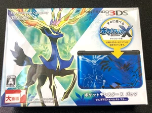 Nintendo 3DS XL LL Pokemon X Pack Xerneas Yveltal Blue Console New No Charger - Picture 1 of 10