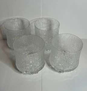 4 NUEVOS 3.5" Iittala Ultima Thule ROCKS Gafas Tapio Aktivkala MCM FINLANDIA - Imagen 1 de 4