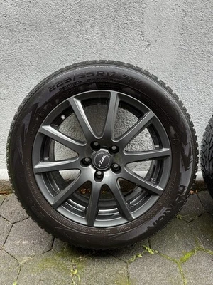 Winterräder 225/55 R17 RIAL Alufelgen mit ABE Nokian WR D4 Opel Astra J GTC RDKS - Bild 1 von 4