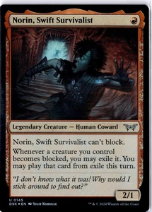 Norin, Swift Survivalist (0145) Duskmourn: House of Horror Foil 145 DSK MTG - Picture 1 of 2