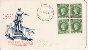 Australia fdc first day CARD 1955 Centenary - Picture 1 of 1