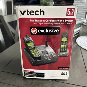 VTECH IA2864-01, schnurloses Anrufbeantworter-System mit zwei Mobilteilen und Anruferkennung, digital NEU - Bild 1 von 5