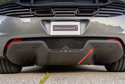 McLaren MP4-12C Cap For Diffuser RH Inside 2012 2013 2014 11A3802CP - Image 1 of 4