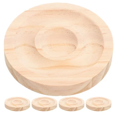 5 piezas de almacenamiento para brazaletes bandeja de joyería de madera bandejas soporte para pulsera Foto 1 de 4