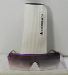 Vintage Liz Claiborne Sunglasses With Purple Metal Frames & Lenses - Picture 1 of 11