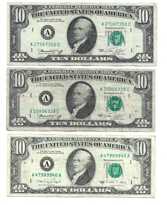 1974 1988A Boston $10 note Your Choice LOT T - Image 1 of 2