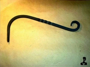 Plant Hanger Iron Bird Feeder Hook Hand Forged by PCBS Glad to do custom work - Picture 1 of 1