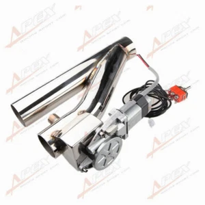 2.5" Electric Exhaust Downpipe Testpipe Catback Cutout Valve & Switch Control - Picture 1 of 7