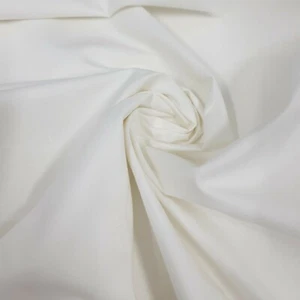 *Clearance* WHITE PLAIN 100% COTTON POPLIN FABRIC BY THE METER 112CM  - Picture 1 of 3