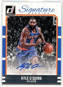 Baloncesto Panini Donruss 2016-17 Kyle O'Quinn Signature Series automático #17 - Imagen 1 de 2