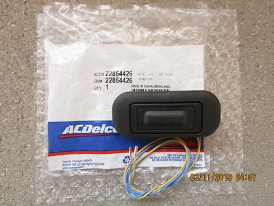 11 SAAB 9-4X BASE AERO PREMIUM TRUNK LID OPENER LIFTGATE RELEASE SWITCH OEM NEW - Image 1 of 2