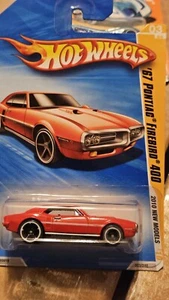 2010 HOT WHEELS NEW MODELS RED '67 PONTIAC FIREBIRD 400 03/44 - Picture 1 of 4