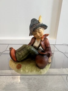 Hummel Goebel Coffee Break boy Figurine collectors 409 club 1985 jug sitting - Picture 1 of 7