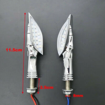 2x Motorcycle Turn Signal Light for Honda VTX1800R2 VTX1800R3 VTX1800S VTX1800S1 - Image 1 of 4