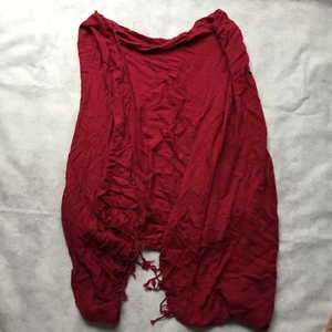 Long Scarf folded in half, Unisex (Red) - Picture 1 of 6