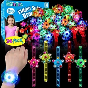 36-12-Packs Glow in the Dark Party Supplies LED Light Up Toys Bulk Party Favors - Picture 1 of 29