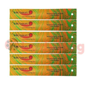 AUROSHIKHA INCENSE Sticks FRANKINCENSE Scents Meditation Aroma Fragrance - 10g - Picture 1 of 7