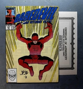 DAREDEVIL 271 (VF/NM 9.0) 1st SHOTGUN / SIGNED by JOHN ROMITA JR. w/ COA * - Picture 1 of 10