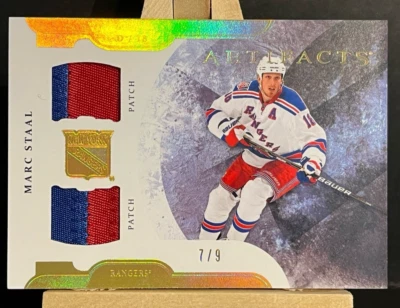 2011-12 UD Artifacts - Dual Patch - #73 Marc Staal 7/9 - Rangers - Image 1 of 2