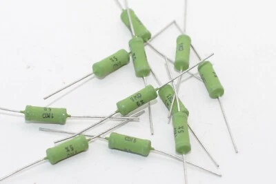12x Leistungs-Widerstand / MOX-Widerstand / Anodenwiderstand, 1 kOhm, 3W, NOS - Bild 1 von 2
