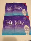 FOUR PACK Clean and Clear Night Relaxing Jelly Eye Sheet Mask W/ Seaweed Extract