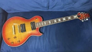ARIA Pro II PE Cherry Sunburst Les Paul type Electric Guitar Used From Japan - Picture 1 of 5