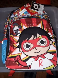 RYAN'S WORLD BACKPACK with CAPE 16 Inch Super Cool Kids NWT - Picture 1 of 2