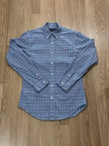 Polo Ralph Lauren Men’s Small Slim Fit Long Sleeve Dress Shirt Multicolor Preppy - Picture 1 of 7