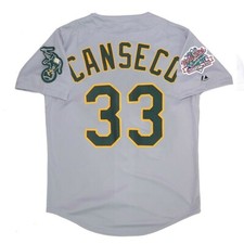 Jose Canseco Oakland Athletics 1989 World Series Grey Road Men's Jersey (S-3XL)