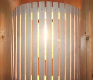 Pantalla de lámpara pantalla de madera lámpara de sauna sauna - Imagen 1 de 6