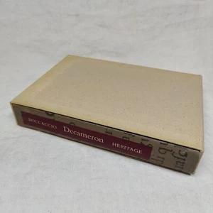 The Decameron By John Boccaccio 1968 Vtg The Heritage Press Slipcase 1st Print - Picture 1 of 24