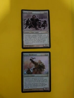 Jotun Grunt & Jotun Owl Keeper. Giant. Coldsnap. FOIL Rare. MTG 2 cards - Image 1 of 4