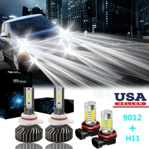 Faros antiniebla luces altas bajas para Fiat 500 500X 500L 2014-17 F2 4x - Imagen 1 de 16