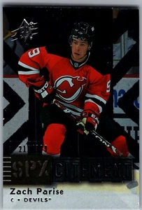 09-10 SPX SPXCITEMENT - ZACH PARISE /999 #X37 NEW JERSEY DEVILS - Picture 1 of 2