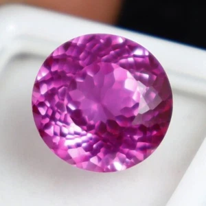 Natural Pink Ceylon Sapphire Faceted GIE Certified 10.65 Ct Loose Gemstone 524 - Picture 1 of 9