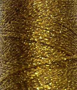 Job lot knitting Crochet yarn 100m Glitter Sparkle LUREX Chainette Gold 7888 - Picture 1 of 6