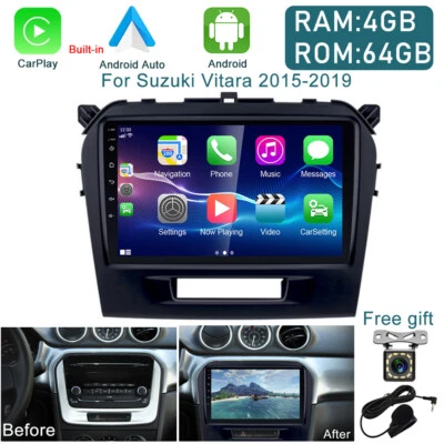 Android 13 Car Stereo Radio GPS Navigation Carplay For Suzuki Vitara 2015-2019 - Image 1 of 4