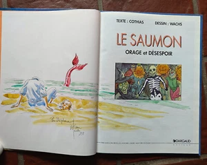 WACHS & COTHIAS - LE SAUMON T.1 à 3 (complet) - Dédicacé E.O. Dargaud - Picture 1 of 2