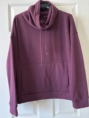 Женский вафельный пуловер Andrew Marc XL Berry. Новый с ярлыком от фон Маура - Изображение 1 из 4