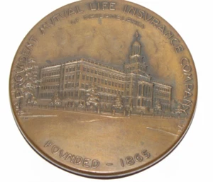 Provident Mutual Life Insurance Company ~ 1928 Neu Home Office Briefbeschwerer mit Fuß - Bild 1 von 5
