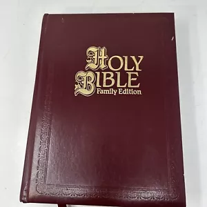 NKJV Holy Bible Family Edition (Cushioned Hardcover, 2002) Nelson 254BGCE - Imagen 1 de 17
