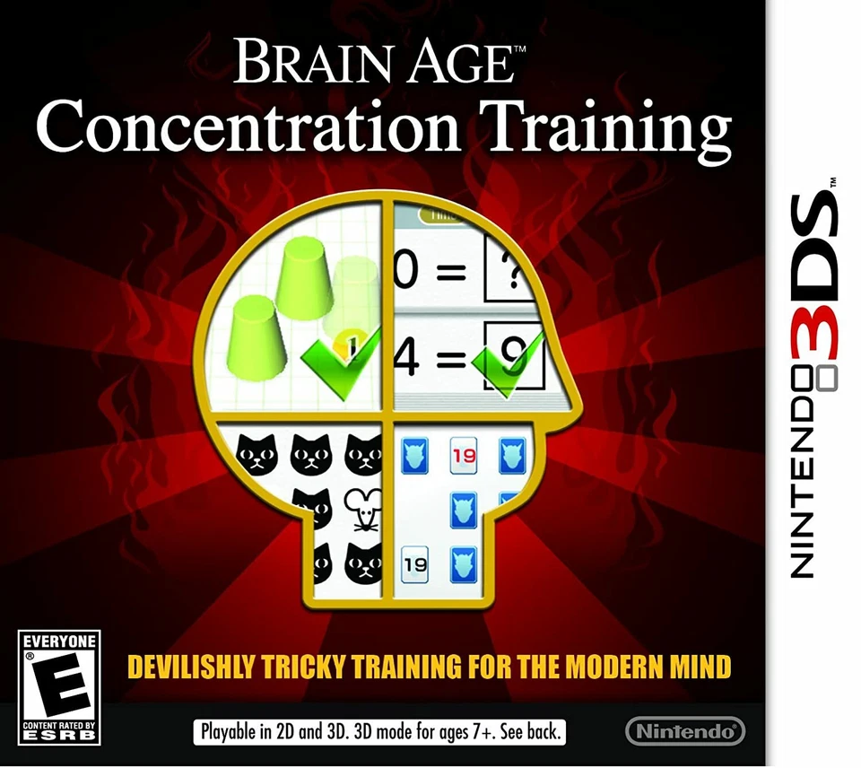 Brain Age Concentration Training - Nintendo 3DS, Brand New - Image 1 of 1