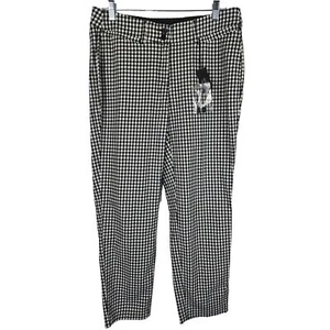 Lane Bryant The Lena Black White Dress Work Women's Pants 14 NWT - Picture 1 of 5