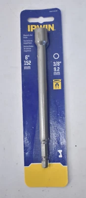 Irwin Magnetic Nut Driver Tool Nutsetter 3/8" Steel x 6" L IWAF24638 Genuine OEM - Image 1 of 4