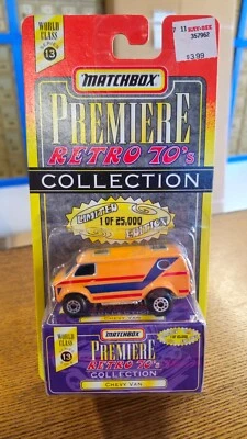 Matchbox Premier Retro 70s Collection Series 13 6 of 6 Chevy Van - Image 1 of 3