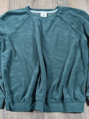 Sudadera Knox Rose para mujer grande verde terciopelo manga larga pulóver vacaciones Foto 1 de 4